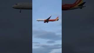 VietJet Air A321 tpxaviation danang aviation airbus landing [upl. by Malia]