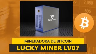 Mineradora De Bitcoin Caseira  Lucky Minner LV07 [upl. by Enahsed415]