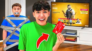 Little Brother Stole My Credit Card To Buy NEW OG Chapter 2 Remix Battle Pass In Fortnite [upl. by Marte28]