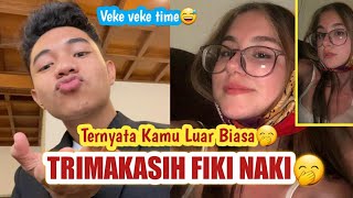 SO SWEET  YULIANA UCAPKAN TRIMAKASIH KE FIKI NAKI🤭 [upl. by Erdna]