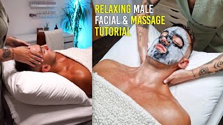 Drift Away With This Relaxing Mens Facial Massage Tutorial [upl. by Roby358]