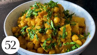 How to Make Chickpeas amp Potato Curry with FoodwithChetna  At Home With Us [upl. by Ariat]