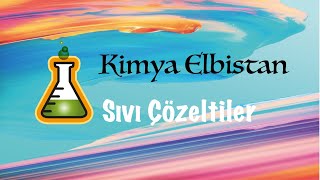 1 Çözücü Çözünen Etkileşimleri  sıvıçözeltiler aytkimya [upl. by Franz560]