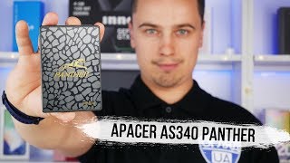 Огляд Apacer AS340 Panther  Бюджетний SSD диск [upl. by Casar]