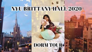 NYUS BEST FRESHMAN DORM  Brittany Hall dorm tour 2020 [upl. by Edrick]