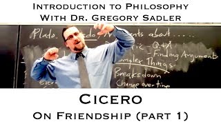 Cicero On Friendship part 1  Introduction to Philosophy [upl. by Tavey]