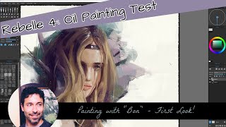 First Look Oil Painting in Rebelle 4 [upl. by Eneirda]