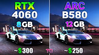 ARC B580 vs RTX 4060  Test in 10 Games [upl. by Cornew]