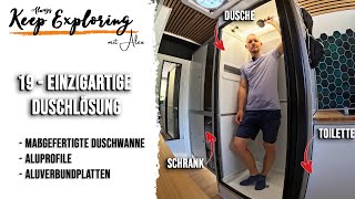 219  Einzigartige 3 in 1 Duschlösung Dusche  Toilette  Schrank  Fiat Ducato L5H3 [upl. by Anirdua]