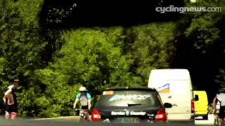 Alpe dHuez climb on Tour de France 2011 stage 19 [upl. by Langston733]