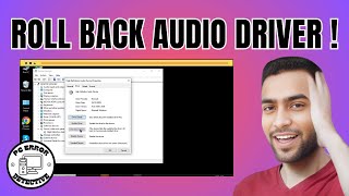 How to Roll Back Audio Driver Windows 10 [upl. by Reede]