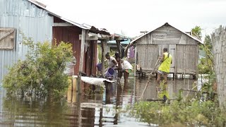 Cyclone Cheneso hits Madagascar and destroys roads to capital [upl. by Jessi942]