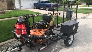 Homemade adjustmentsrepairs to my scag 52 inch walk behind mower [upl. by Eniwtna]