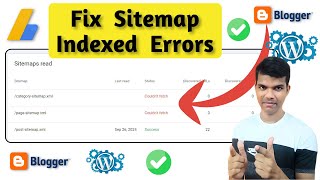 Fix Sitemap Indexed Errors On Your Blog Or Website 2024 [upl. by Deva]