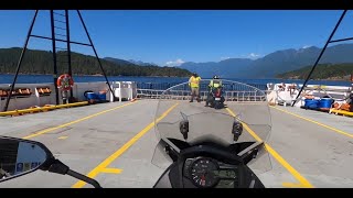 Episode 7  Pemberton to Sunshine CoastLund Western Canada Vstrom Ride [upl. by Loyce]