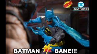 McFarlane Toys Does it AGAIN Batman vs Bane Batman Knightfall 2pack Reveal [upl. by Eintruok]