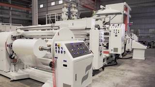 High Speed Co Extrusion Coating and Laminating Machine WCLH1300 300 mmin  WORLDLY [upl. by Kesley]