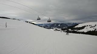 SkiWelt Scheffau Brixen 17 januari 2024 [upl. by Panthia]