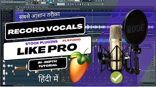 How To Record Vocals Like Pro Studio Quality Vocals  FL Studio With Kurfaat [upl. by Amat]