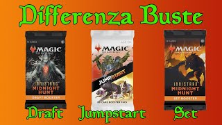 Differenza Bustine Jumpstart  Draft  SetEspansione ▶️ Magic The Gathering Italia [upl. by Erlina]