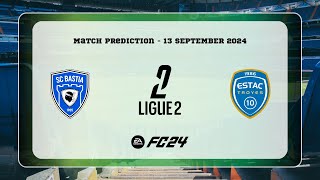 SC Bastia vs ES Troyes AC  Prediction  202425 Ligue 2 BKT  EA FC 24 [upl. by Anemix]