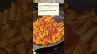 Quick and easy meal bakedrigatoni rigatoni pasta easydinner recipe inthekitchen [upl. by Stahl]