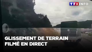 Glissement de terrain filmé en direct [upl. by Asenev26]