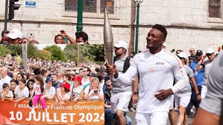 REVIVEZ LE PASSAGE DE LA FLAMME OLYMPIQUE À MONTARGIS 🇨🇵LE 10 JUILLET 2024 [upl. by Brittni]