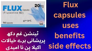 Flux capsule Fluoxetine 20 mg uses in Urdu Hindi  depression tension anxiety [upl. by Carney802]