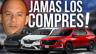 🤮 LOS PEORES AUTOS y SUV QUE PUEDES COMPRAR NO SON CONFIABLES [upl. by Eninahpets]