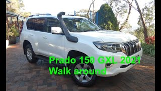 Toyota Prado Land cruiser 150 GXL 2021 Walk around [upl. by Dickey]