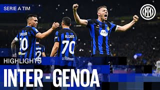 COWABUNGA 🤙🤙  INTER 21 GENOA  HIGHLIGHTS  SERIE A 2324 ⚫🔵🇬🇧 [upl. by Retha532]