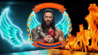 WWE Turn Alert Roman Reigns  August 3 2024 [upl. by Akcirret]