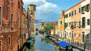 Live Walking in Venice Castello District  The untouched Venice [upl. by Renrut]