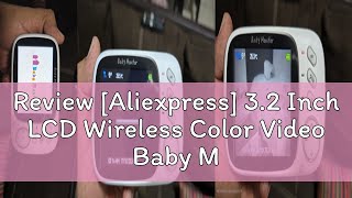 Review Aliexpress 32 Inch LCD Wireless Color Video Baby Monitor VB603 Night Vision Nanny Monitor [upl. by Aihtiekal]