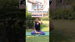 Asanas to boost your fertility Yoga for infertility 🌸 infertility yoga pregnancy [upl. by Tera992]