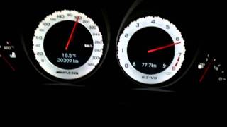 Top Speed Run in Mercedes SL63 AMG [upl. by Sirromed]