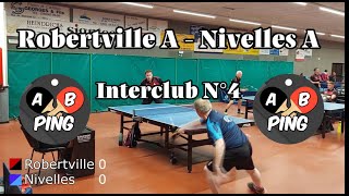 Robertville A  Nivelles A Interclub n°4 [upl. by Cirala136]