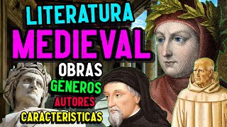 LITERATURA de la EDAD MEDIA Características autores géneros y obras [upl. by Nereil]