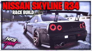 NISSAN SKYLINE R34 RACE BUILD  Need For Speed Heat  FORGED RB26 ENGINE SWAP [upl. by Kenwee646]