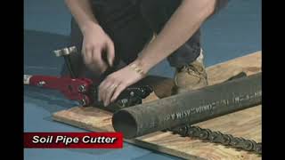 Reed Soil Pipe Cutters with Drainage Solutions Inc [upl. by Kinch902]