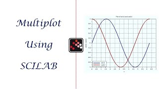 SCILAB TUTORIAL  MULTIPLOT USING SCILAB EDITOR [upl. by Ellerahs]