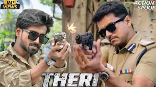 Theri HD Vijay Kumar  South Blockbuster Action Scene  Hindi Dubbed Movie Samantha Army pssactor [upl. by Neron551]