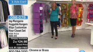 Joy Mangano Huggable Hangers 85piece Customize Your Clo [upl. by Howie947]