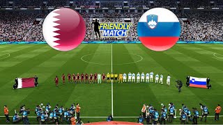 Qatar vs Slovenia  International Friendly March 2022 [upl. by Emeline]