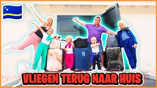 WE VLiEGEN VAN CURAÇAO TERUG NAAR NEDERLAND  Bellinga Vlog 3066 [upl. by Limaa950]