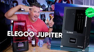 NEW Elegoo Jupiter Resin 3D Printer Kickstarter Campaign [upl. by Stearns193]