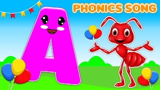 Phonics Song Learn Alphabets and Preschool Rhyme for Kids ABC phonics abc abcd song [upl. by Allayne]