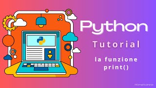 Tre diversi modi per loutput  Python Tutorial 04 [upl. by Lithea]