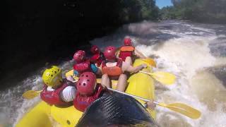 Brotas SP  Rafting na EcoAção [upl. by Adlig114]